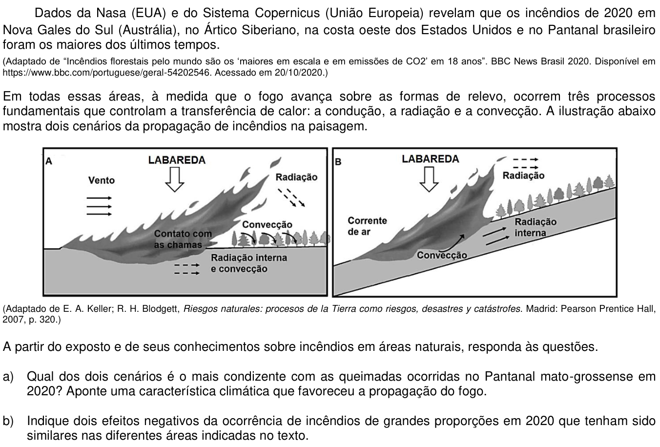 Questão 19 no caderno CH da 2ª fase da UNICAMP 2021