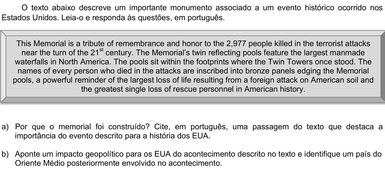 Questão 10 no caderno  da 2ª fase da UNICAMP 2020
