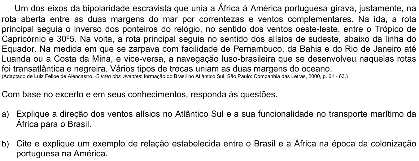Questão 1 no caderno CB da 2ª fase da UNICAMP 2020