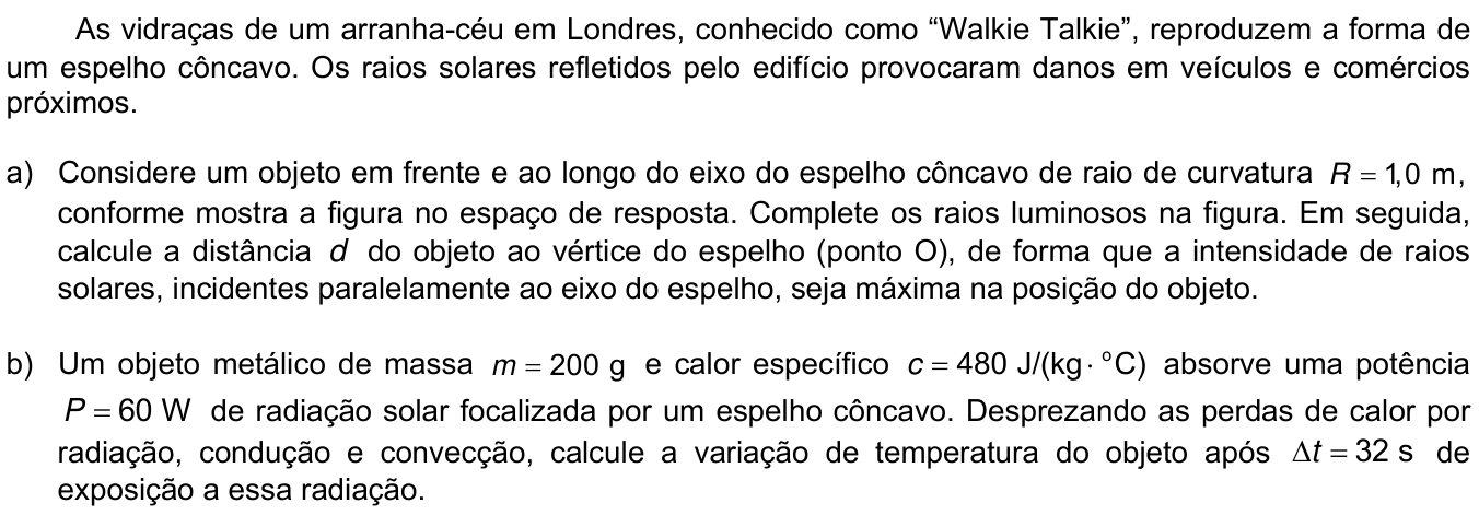 Questão 15 no caderno CE da 2ª fase da UNICAMP 2020
