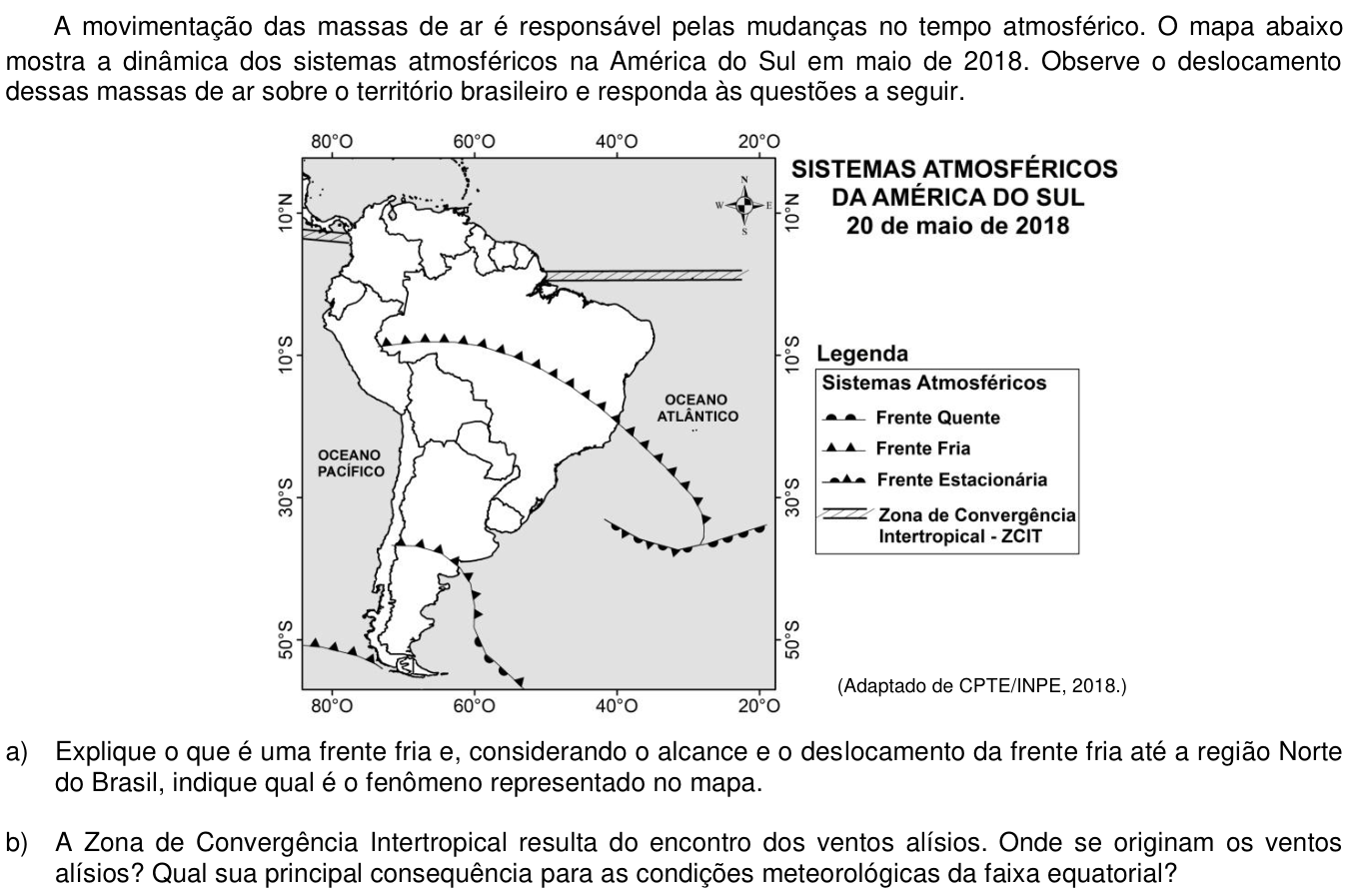 Questão 3 no caderno  da 2ª fase da UNICAMP 2019