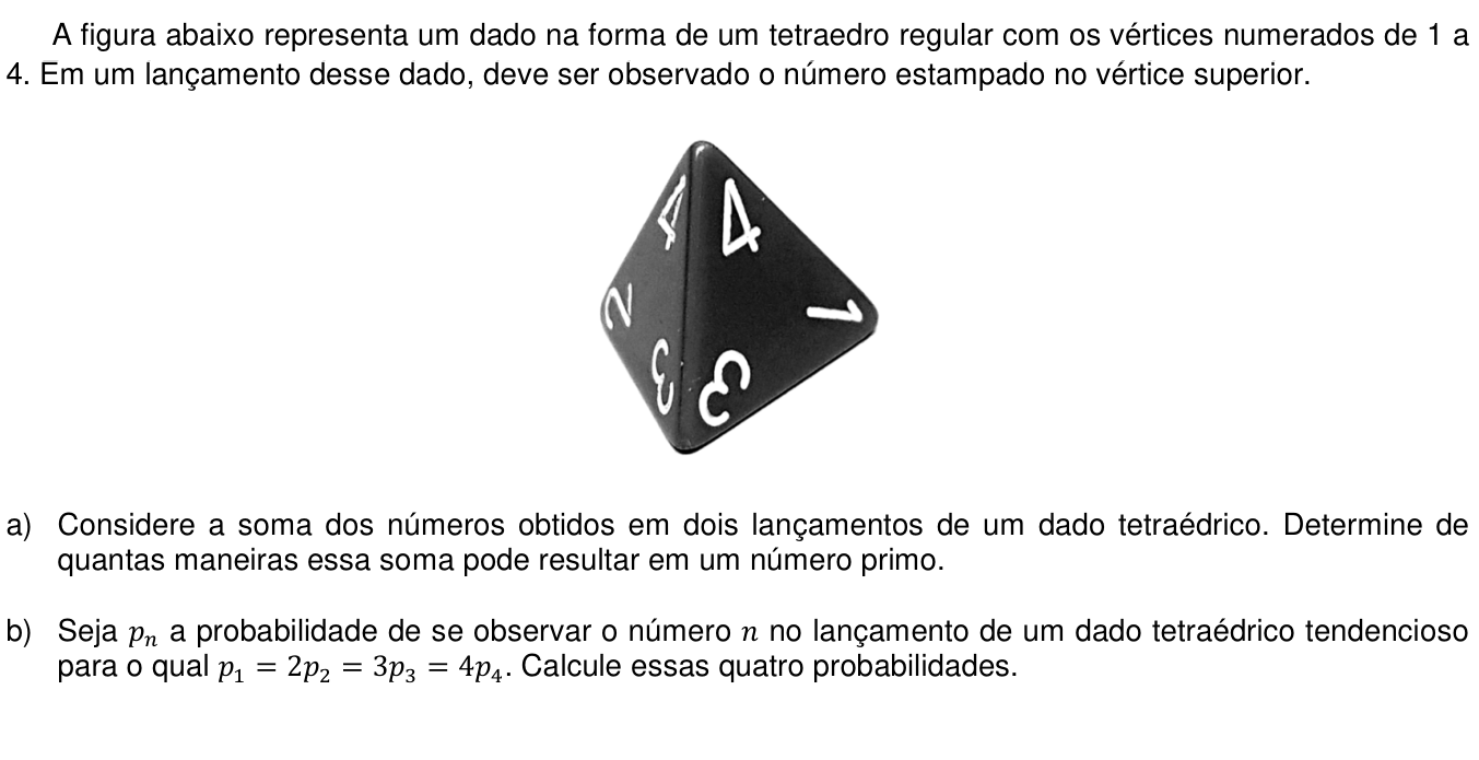 Questão 8 no caderno  da 2ª fase da UNICAMP 2019