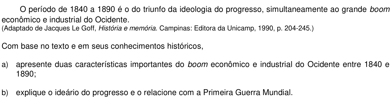 Questão 15 no caderno  da 2ª fase da UNICAMP 2019