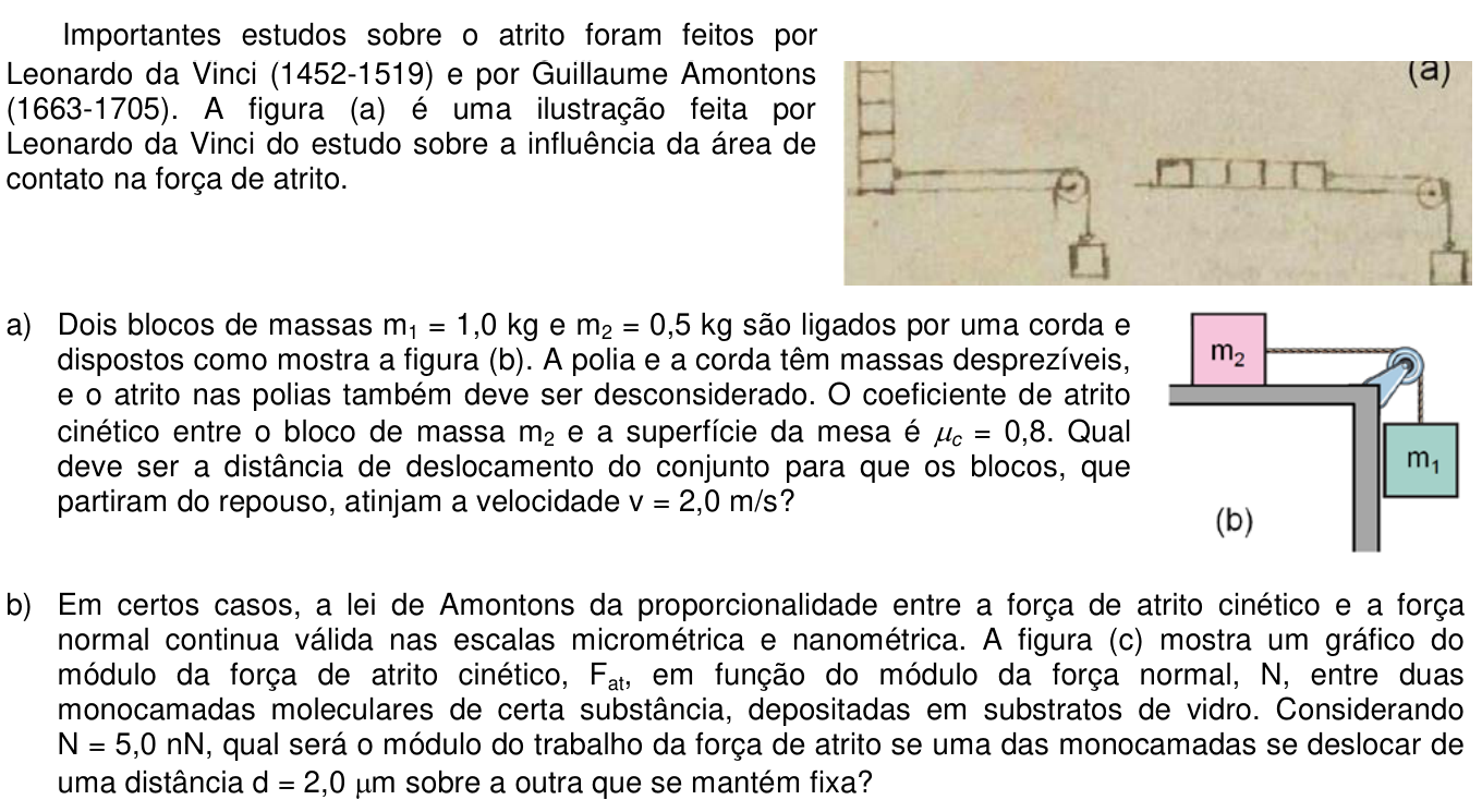 Questão 9 no caderno  da 2ª fase da UNICAMP 2018