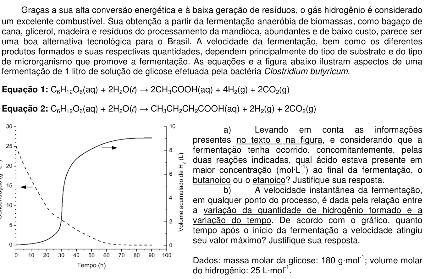 Questão 16 no caderno  da 2ª fase da UNICAMP 2018