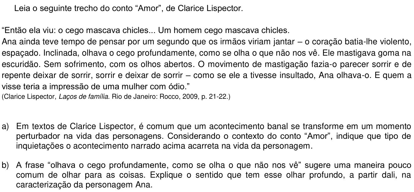 Questão 4 no caderno  da 2ª fase da UNICAMP 2017