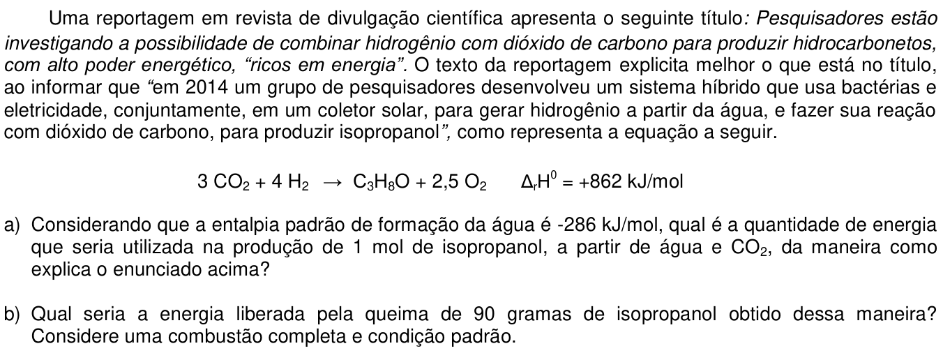 Questão 10 no caderno  da 2ª fase da UNICAMP 2017