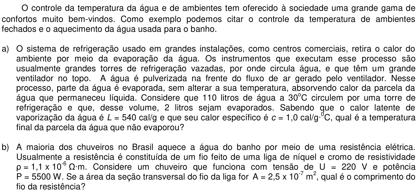 Questão 18 no caderno  da 2ª fase da UNICAMP 2017