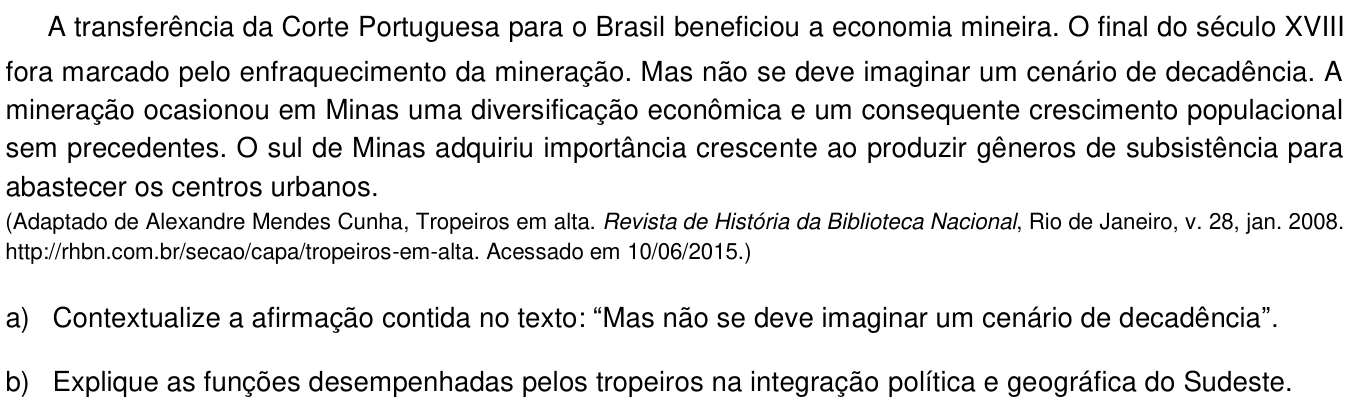 Questão 2 no caderno  da 2ª fase da UNICAMP 2016