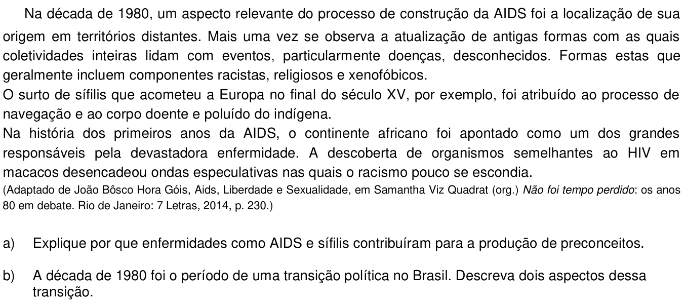 Questão 6 no caderno  da 2ª fase da UNICAMP 2016