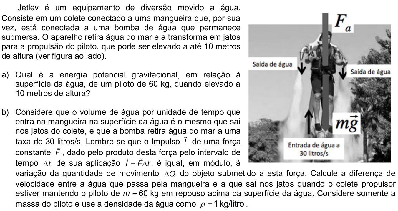 Questão 3 no caderno  da 2ª fase da UNICAMP 2015