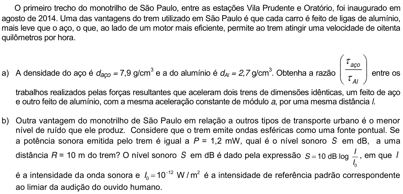 Questão 5 no caderno  da 2ª fase da UNICAMP 2015