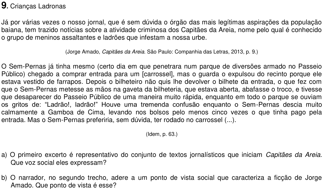 Questão 9 no caderno  da 2ª fase da UNICAMP 2014
