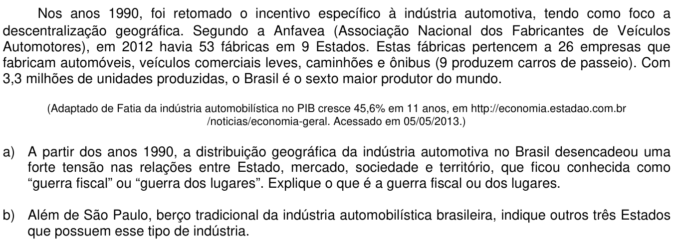 Questão 14 no caderno  da 2ª fase da UNICAMP 2014