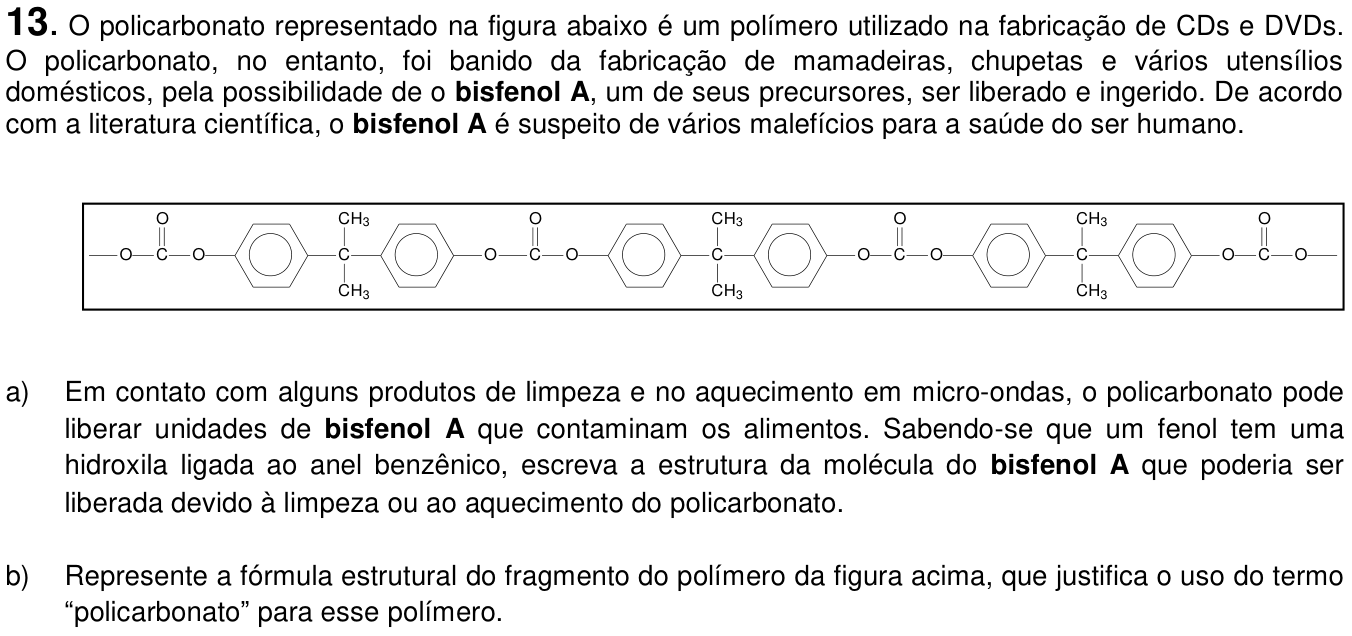 Questão 13 no caderno  da 2ª fase da UNICAMP 2014