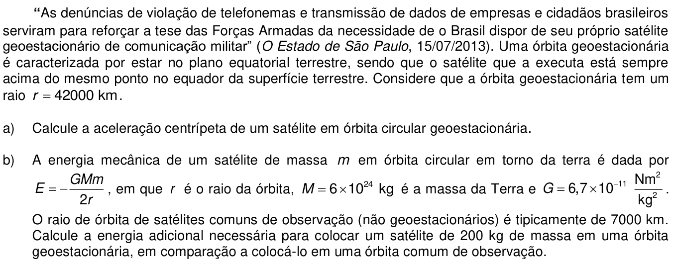 Questão 19 no caderno  da 2ª fase da UNICAMP 2014