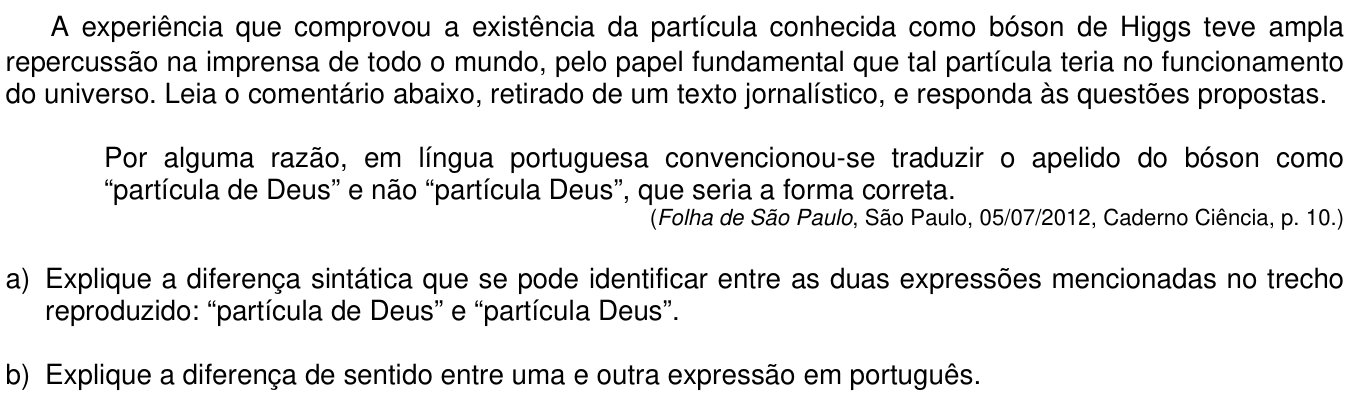 Questão 2 no caderno  da 2ª fase da UNICAMP 2013