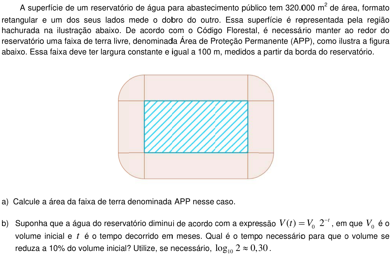 Questão 15 no caderno  da 2ª fase da UNICAMP 2013
