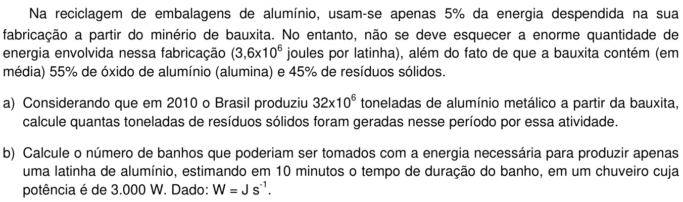 Questão 5 no caderno  da 2ª fase da UNICAMP 2013