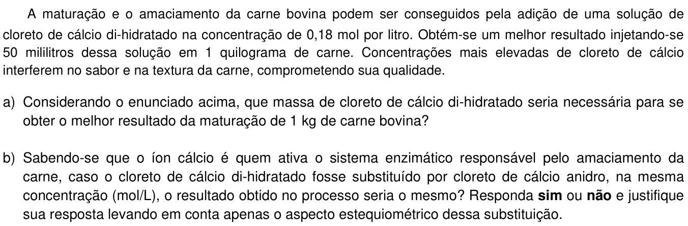 Questão 8 no caderno  da 2ª fase da UNICAMP 2013