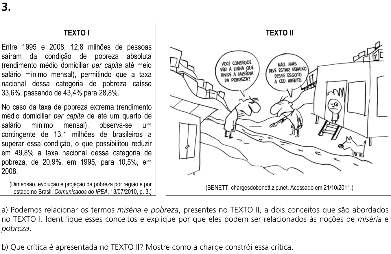 Questão 3 no caderno  da 2ª fase da UNICAMP 2012