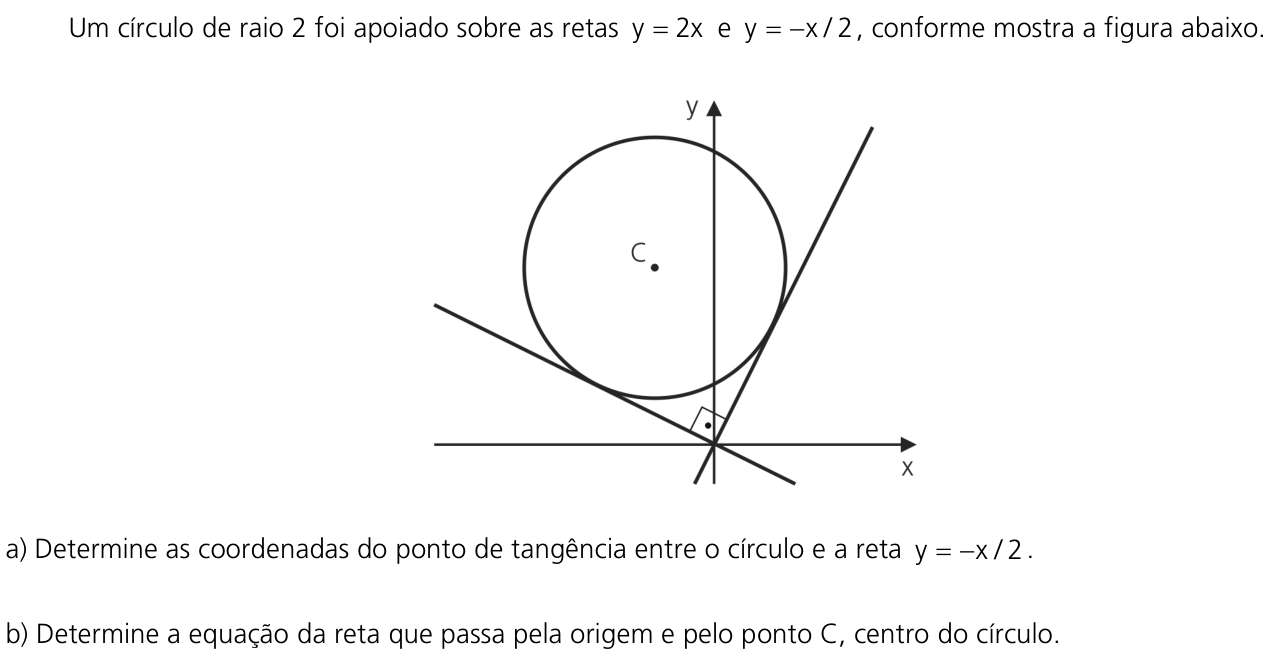 Questão 23 no caderno  da 2ª fase da UNICAMP 2012
