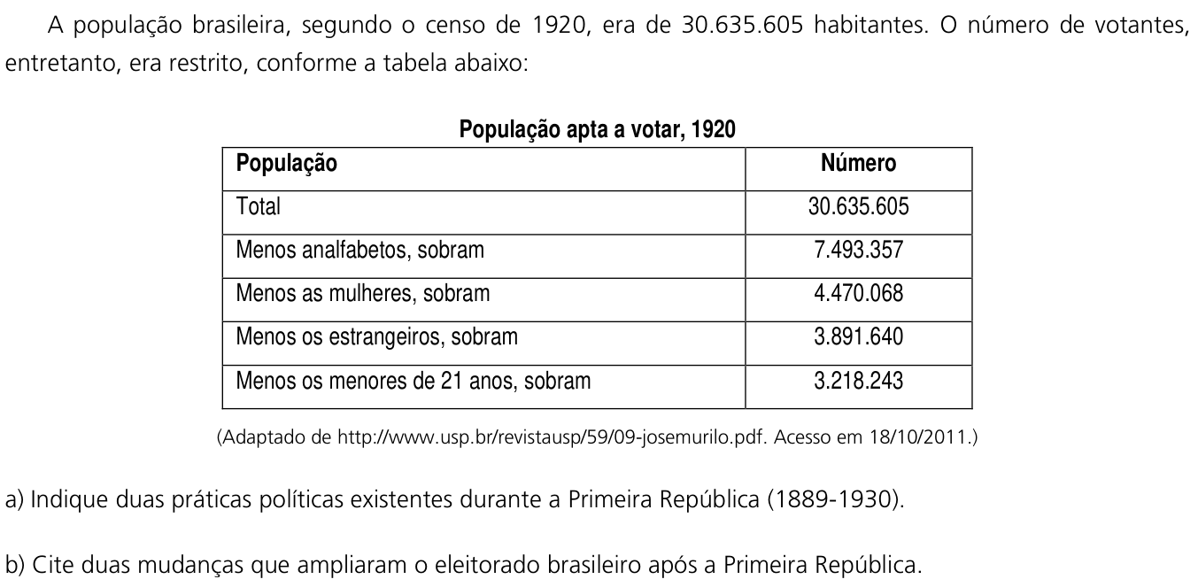 Questão 7 no caderno  da 2ª fase da UNICAMP 2012