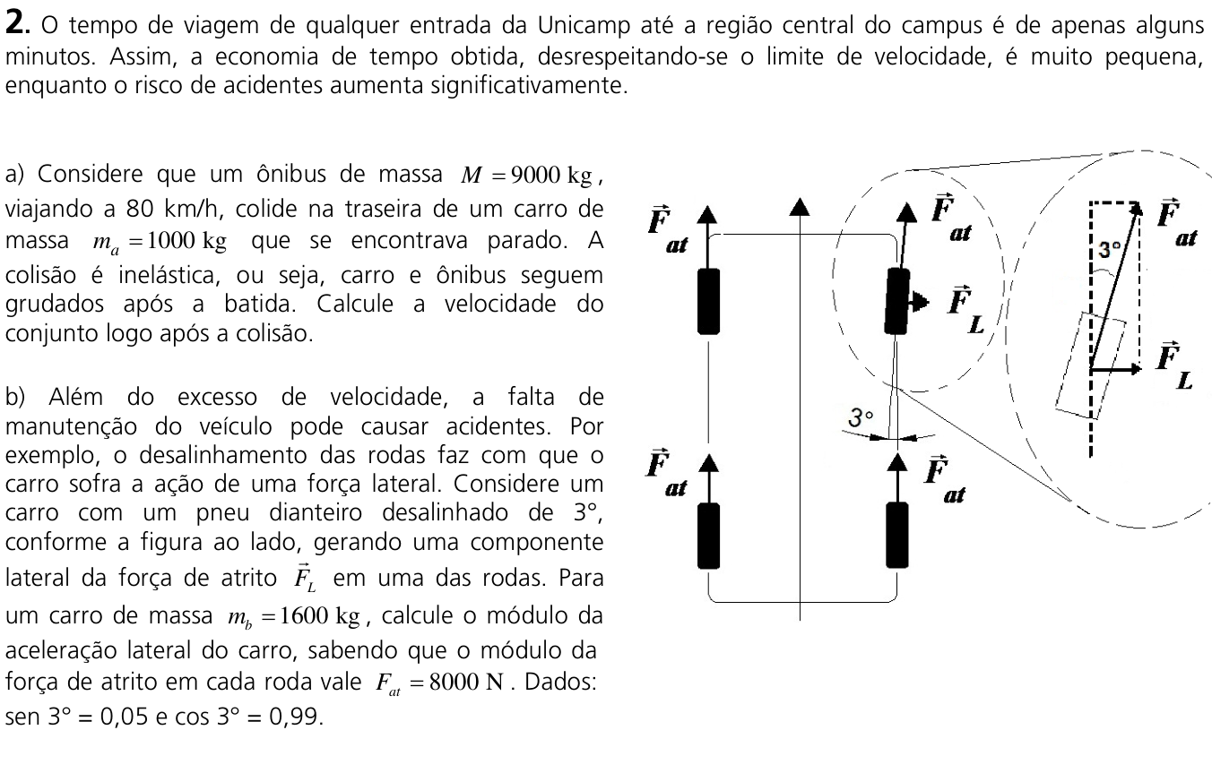 Questão 2 no caderno  da 2ª fase da UNICAMP 2012