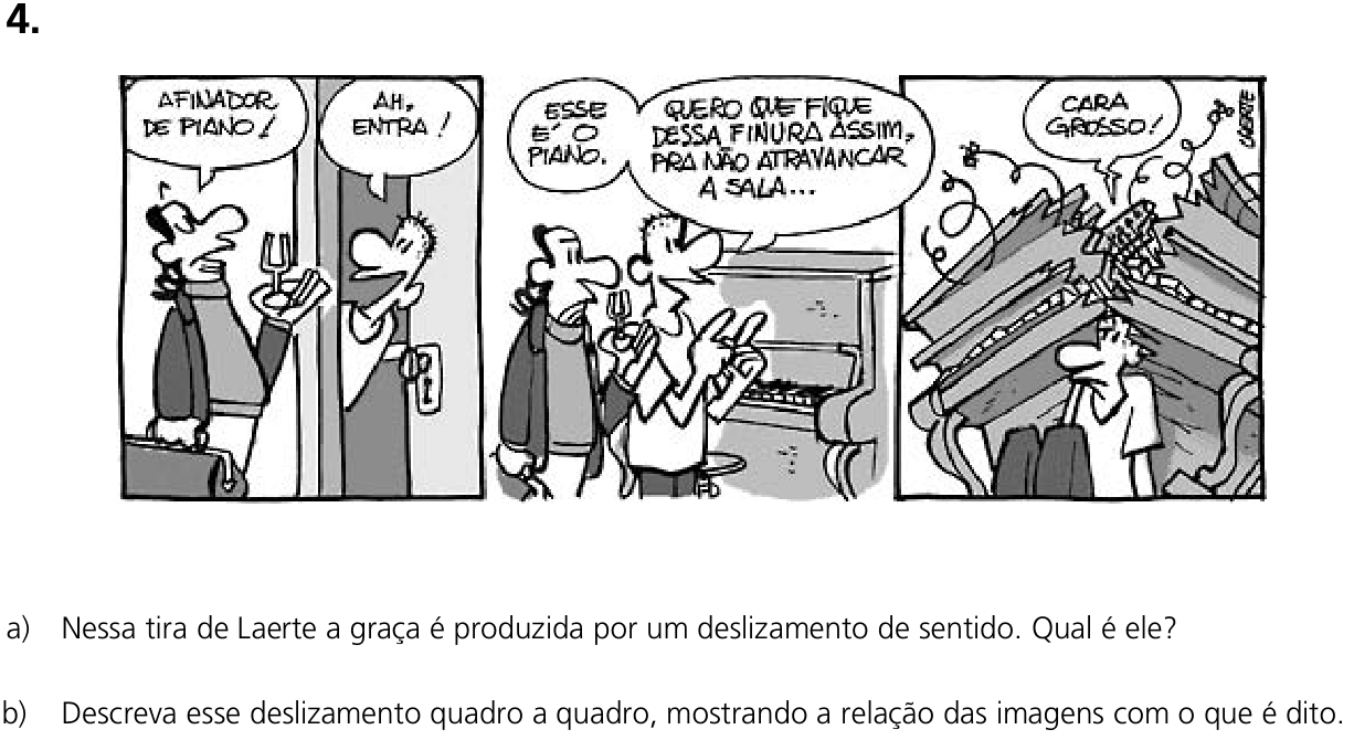 Questão 4 no caderno  da 2ª fase da UNICAMP 2011