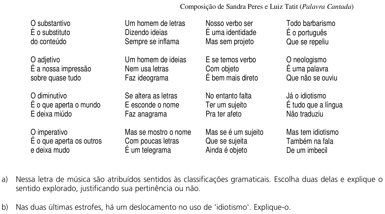 Questão 5 no caderno  da 2ª fase da UNICAMP 2011
