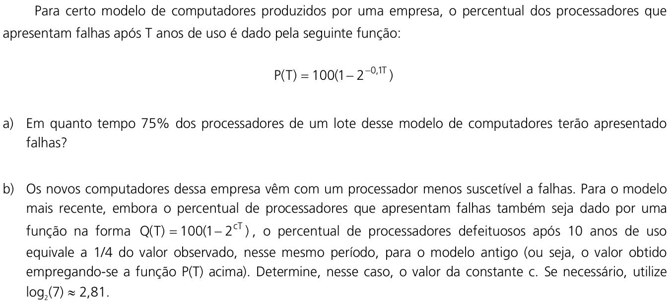 Questão 21 no caderno  da 2ª fase da UNICAMP 2011