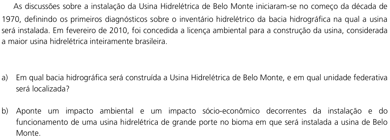 Questão 8 no caderno  da 2ª fase da UNICAMP 2011