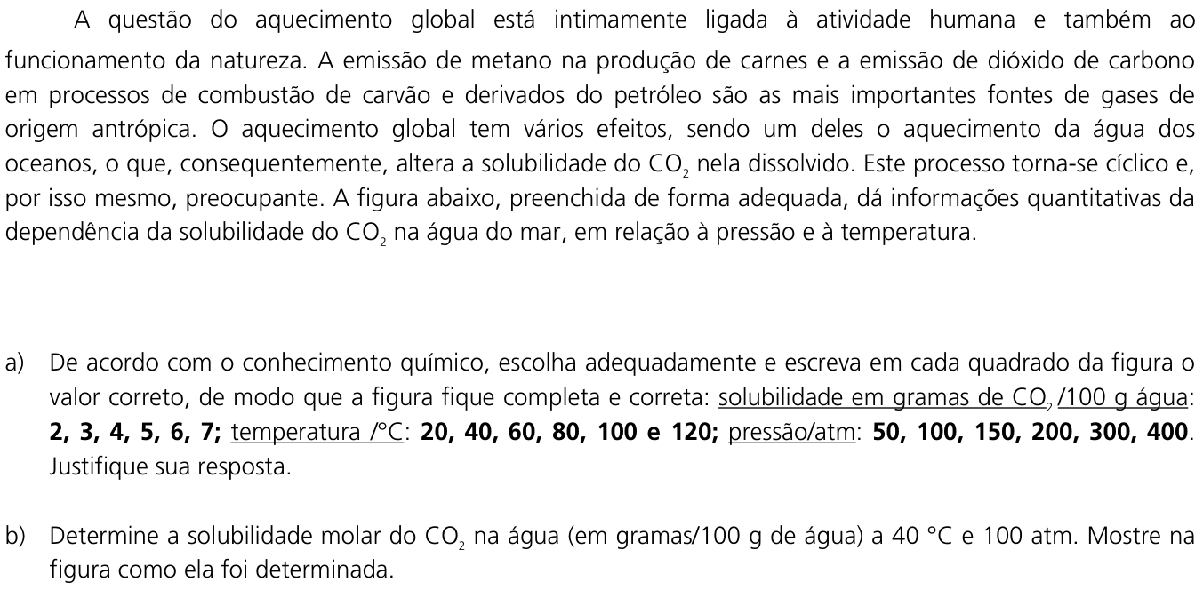 Questão 15 no caderno  da 2ª fase da UNICAMP 2011