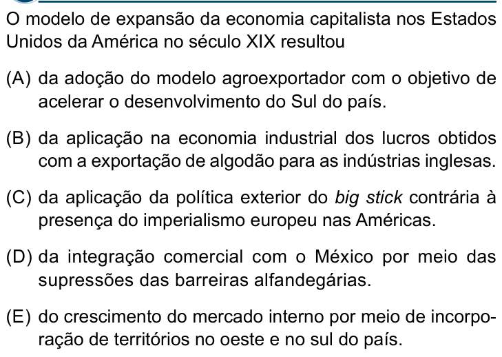 Questão 27 no caderno Conhecimentos Gerais da Santa Casa 2024