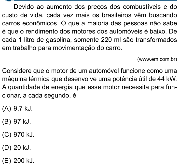Questão 66 no caderno Conhecimentos Gerais da Santa Casa 2024