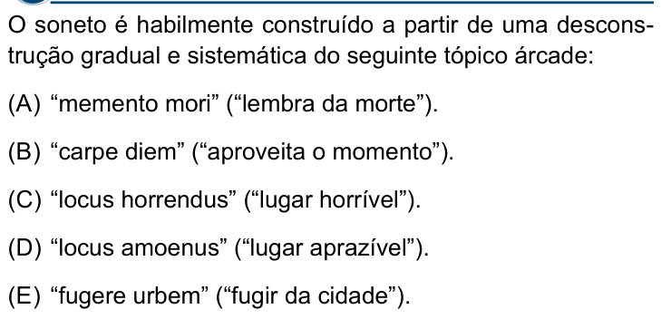 Questão 4 no caderno Conhecimentos Gerais da Santa Casa 2025
