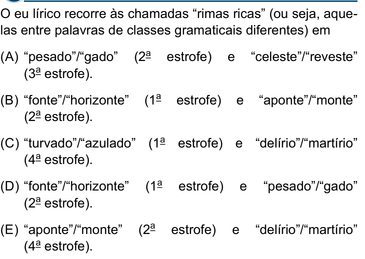 Questão 6 no caderno Conhecimentos Gerais da Santa Casa 2025