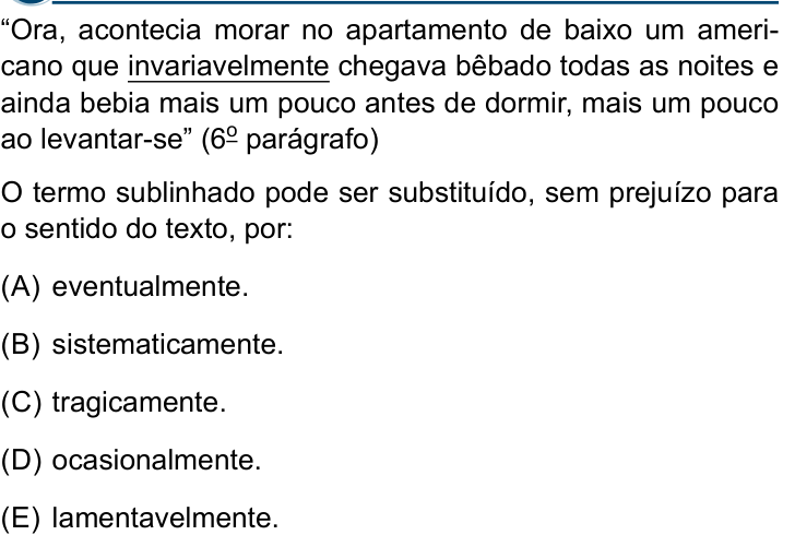 Questão 9 no caderno Conhecimentos Gerais da Santa Casa 2025