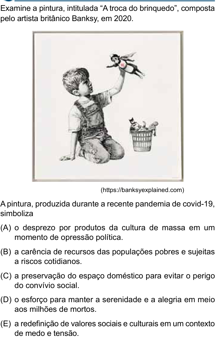 Questão 30 no caderno Conhecimentos Gerais da Santa Casa 2025