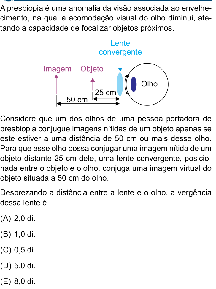 Questão 66 no caderno Conhecimentos Gerais da Santa Casa 2025