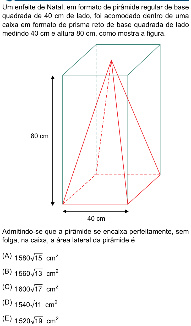 Questão 80 no caderno Conhecimentos Gerais da Santa Casa 2025