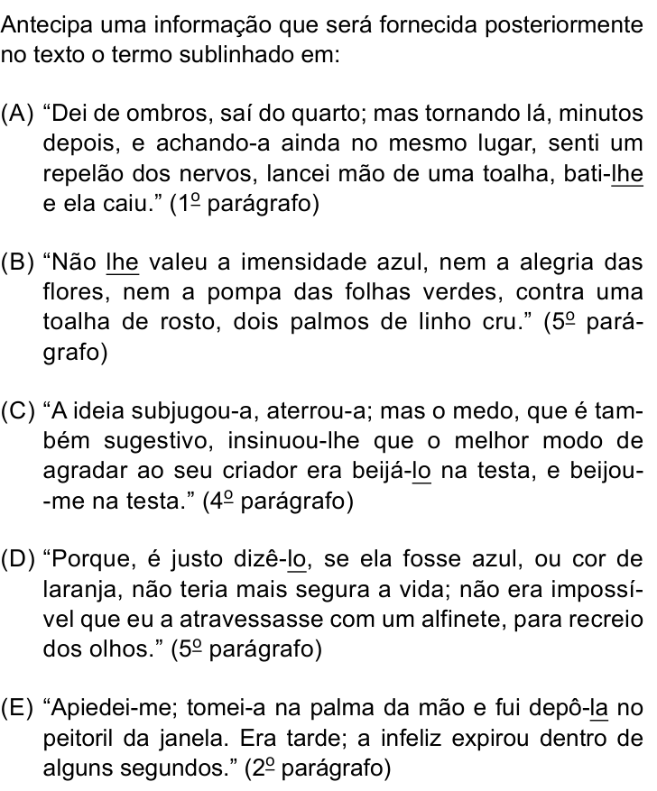 Questão 4 no caderno Conhecimentos Gerais da Santa Casa 2026