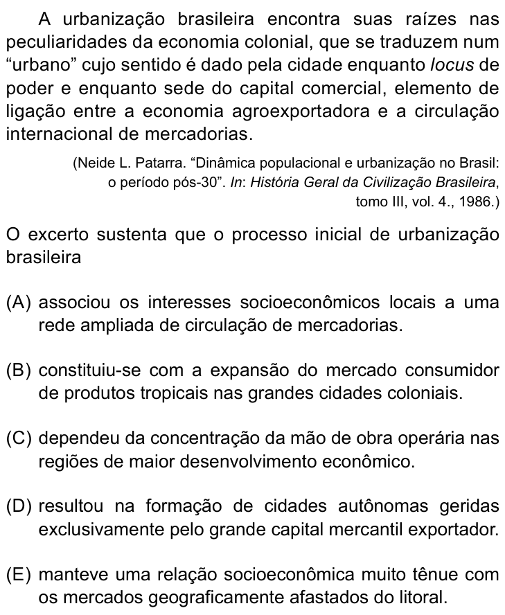 Questão 24 no caderno Conhecimentos Gerais da Santa Casa 2026