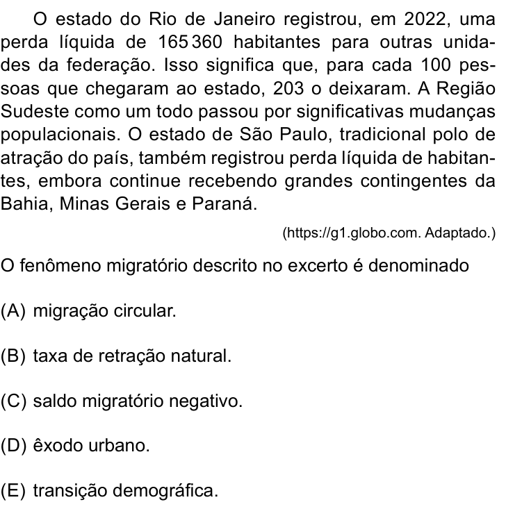 Questão 35 no caderno Conhecimentos Gerais da Santa Casa 2026