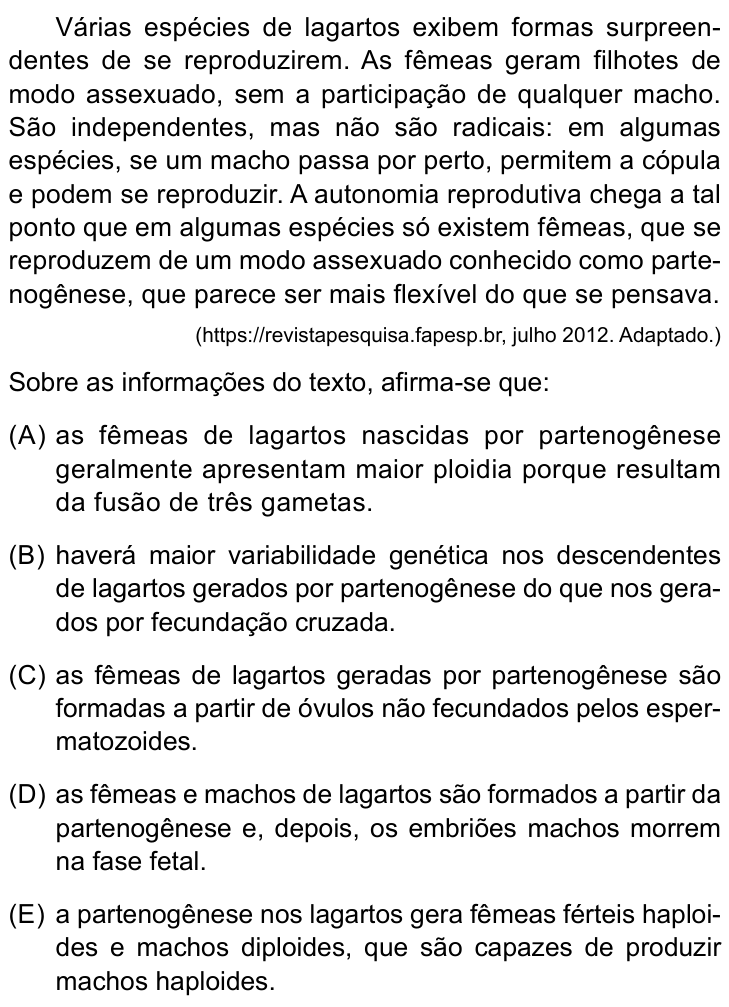 Questão 47 no caderno Conhecimentos Gerais da Santa Casa 2026