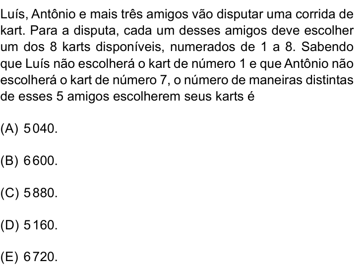 Questão 72 no caderno Conhecimentos Gerais da Santa Casa 2026