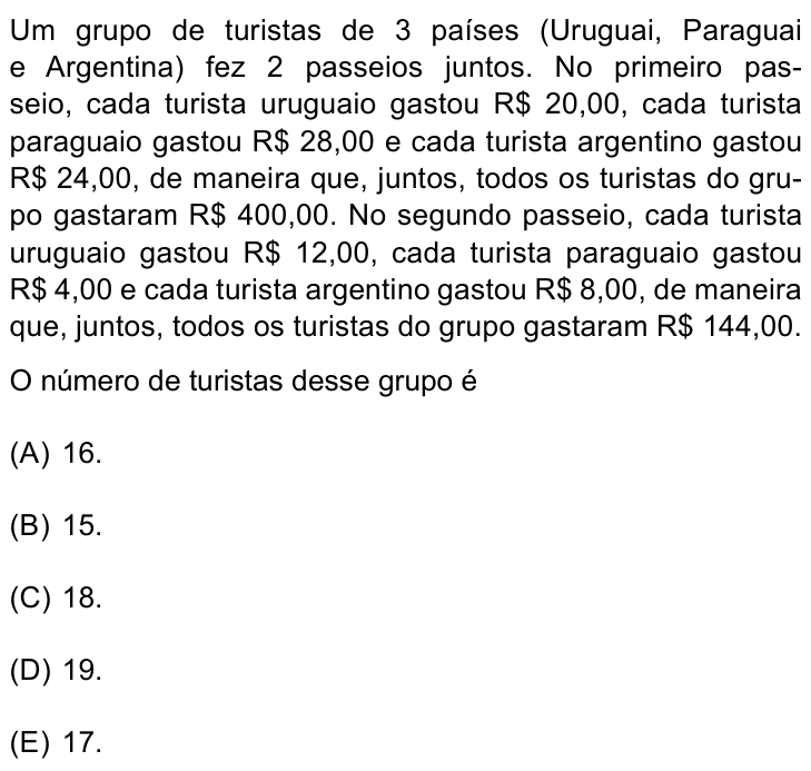 Questão 73 no caderno Conhecimentos Gerais da Santa Casa 2026