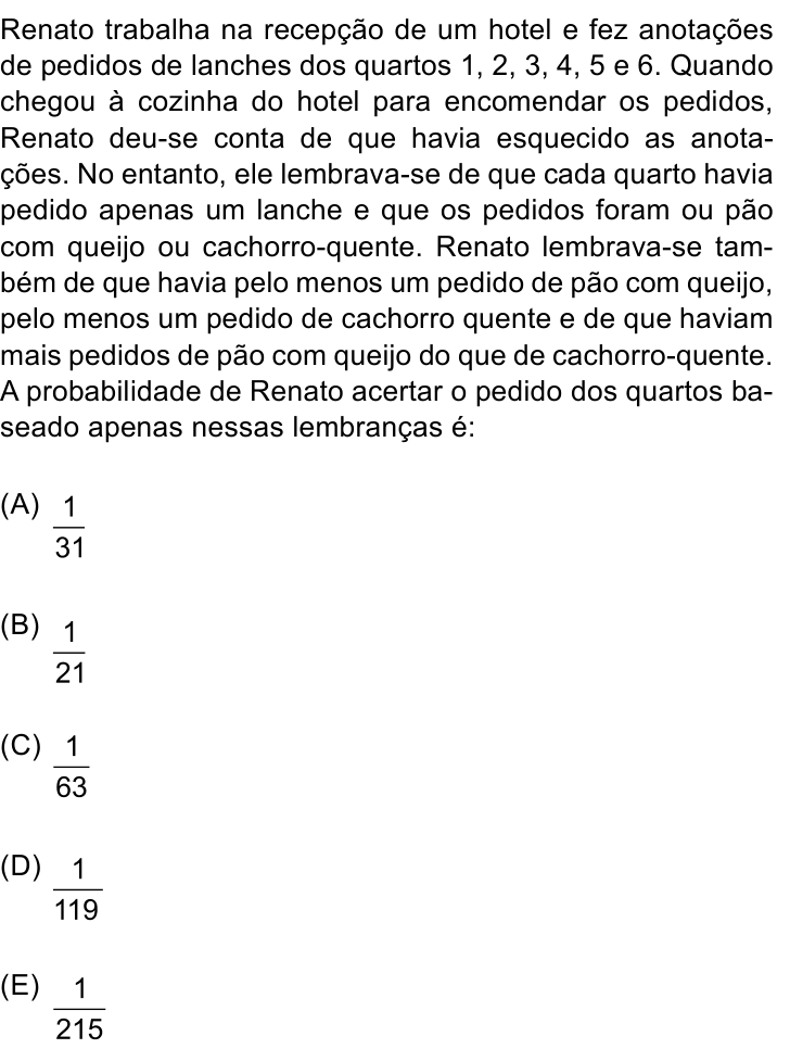 Questão 77 no caderno Conhecimentos Gerais da Santa Casa 2026