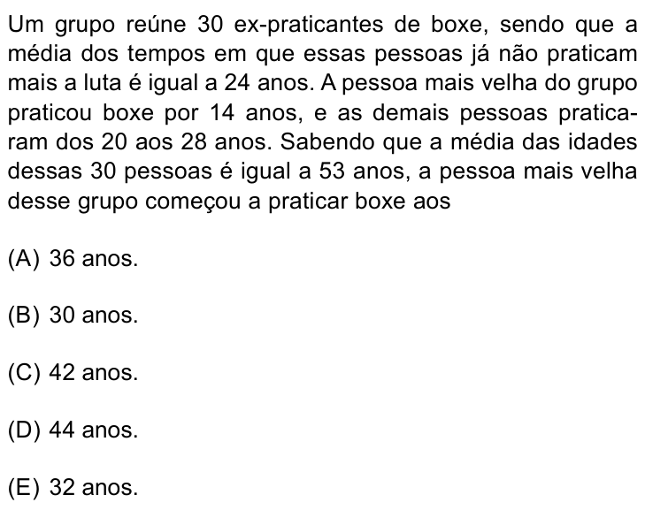 Questão 78 no caderno Conhecimentos Gerais da Santa Casa 2026