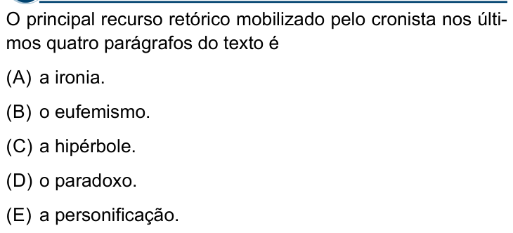 Questão 7 no caderno Conhecimentos Gerais da Santa Casa 2027